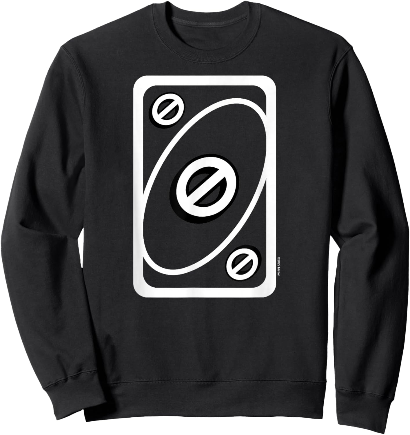 UNO Red Skip Card , red Sweatshirt - Sweatshirt | Black