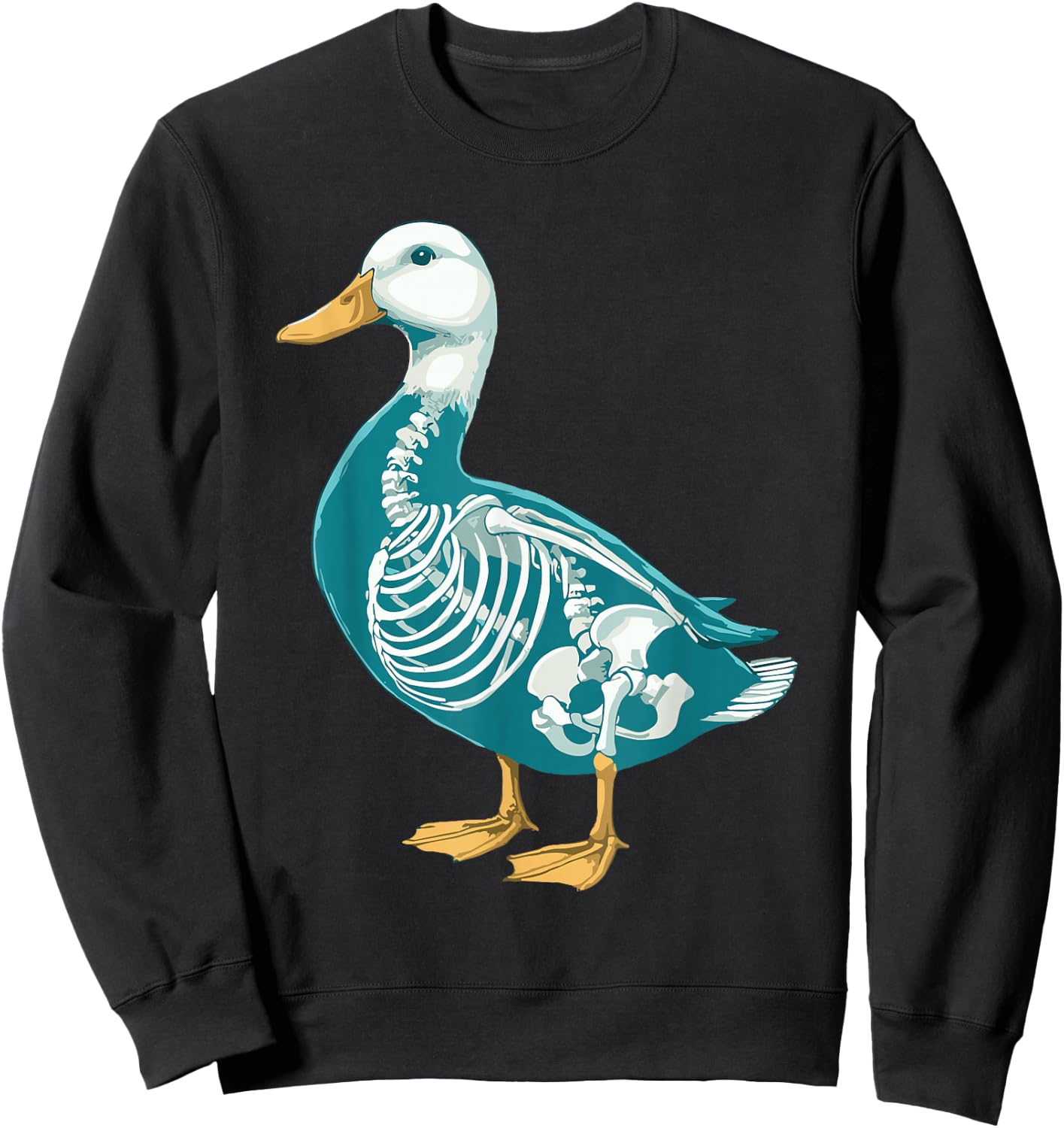 X-ray Duck Body Anatomy Radiography Skeleton Sweatshirt - Sweatshirt | Black