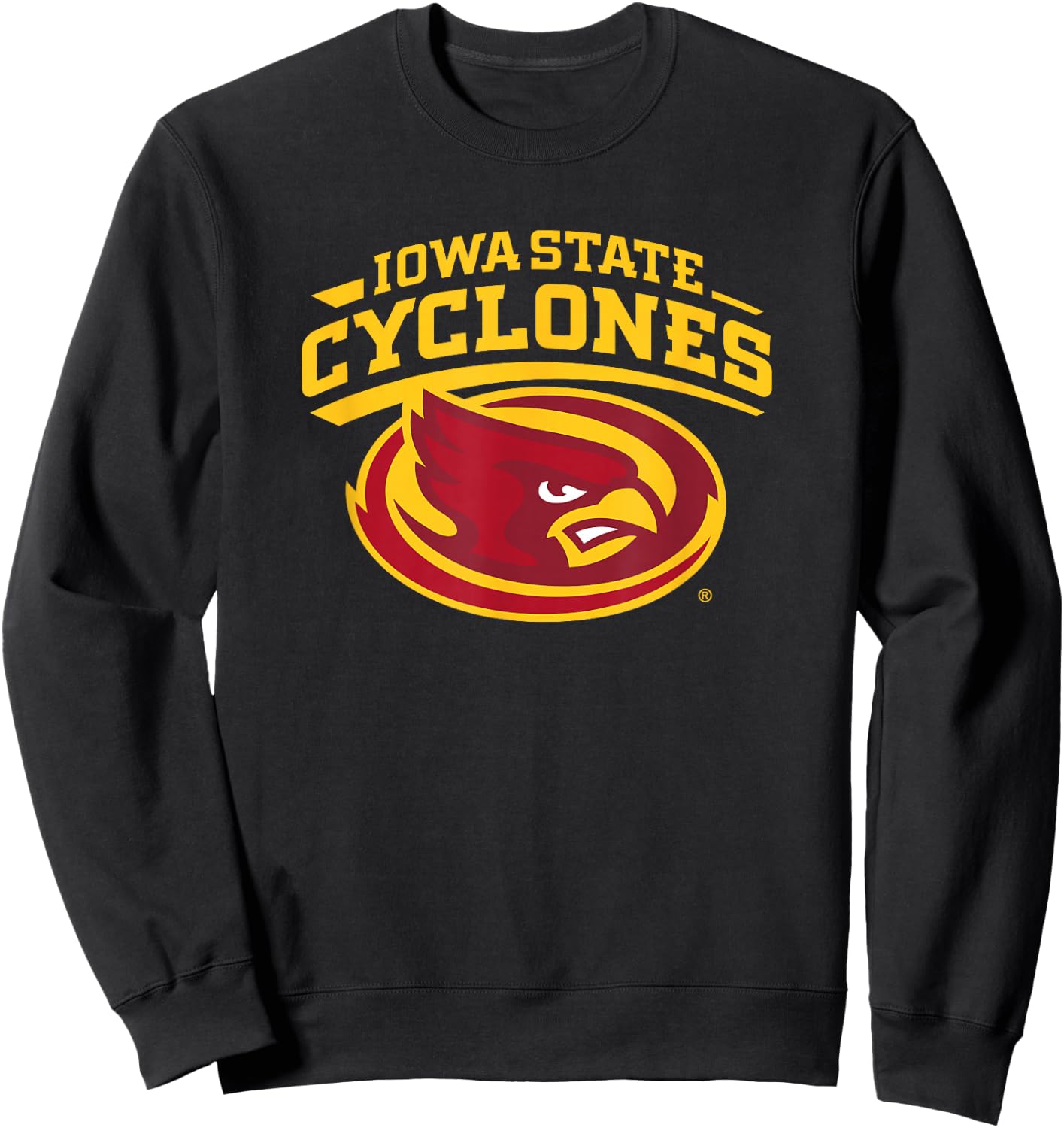 Iowa State Cyclones Cy Mascot Officially Licensed Sweatshirt - Sweatshirt | Black