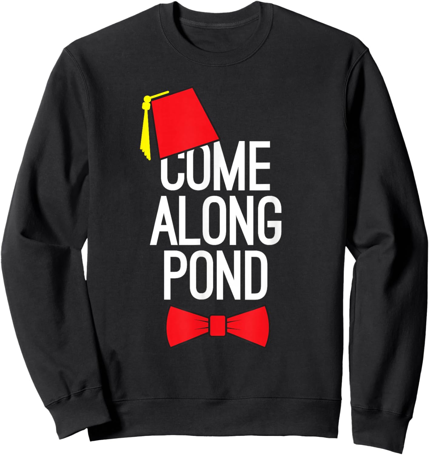 Come Along Pond Raggedy Man Goodbye Sweatshirt - Sweatshirt | Black