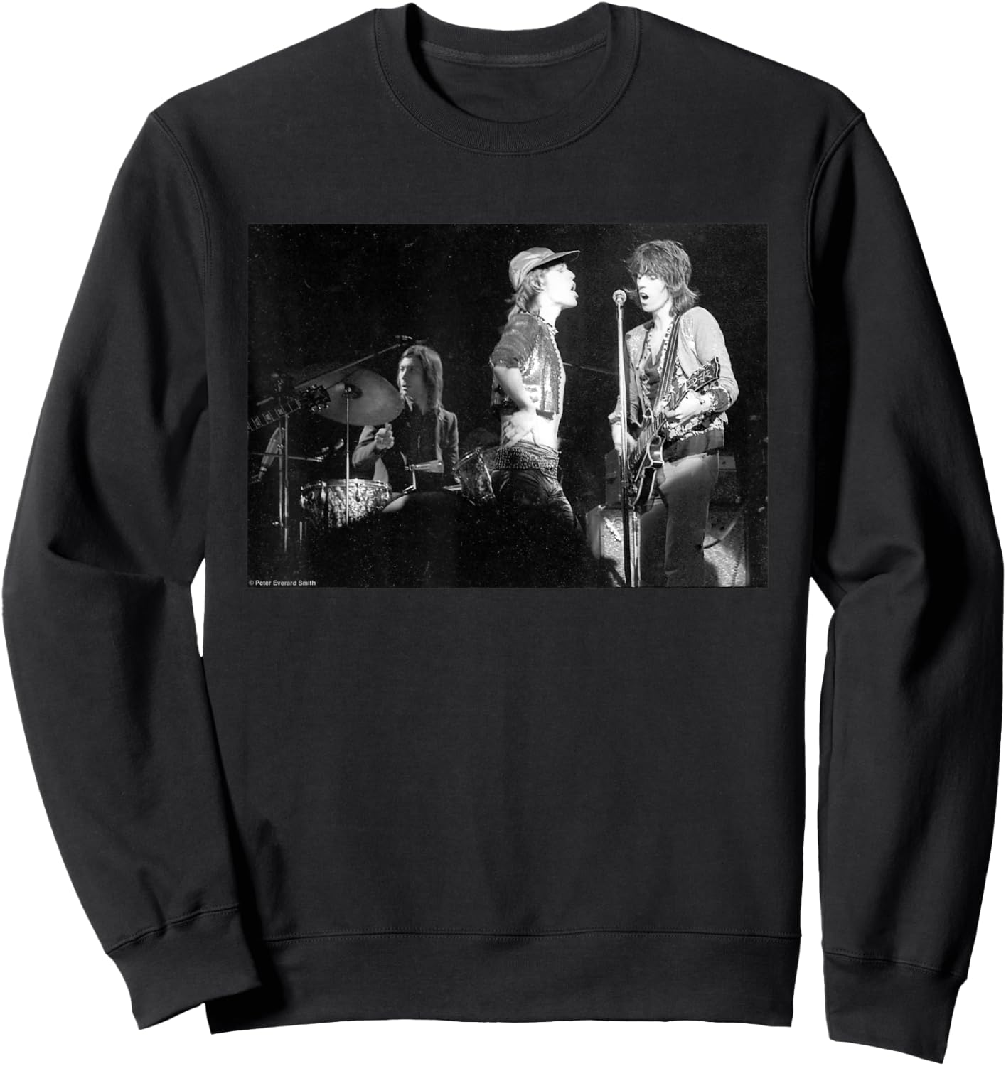 The Rolling Stones Charlie Mick And Keith By Everard Smith Sweatshirt - Sweatshirt | Black