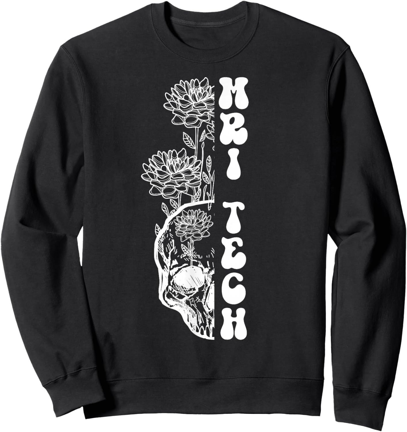Groovy MRI Tech MRI Technologist Sweatshirt - Sweatshirt | Black