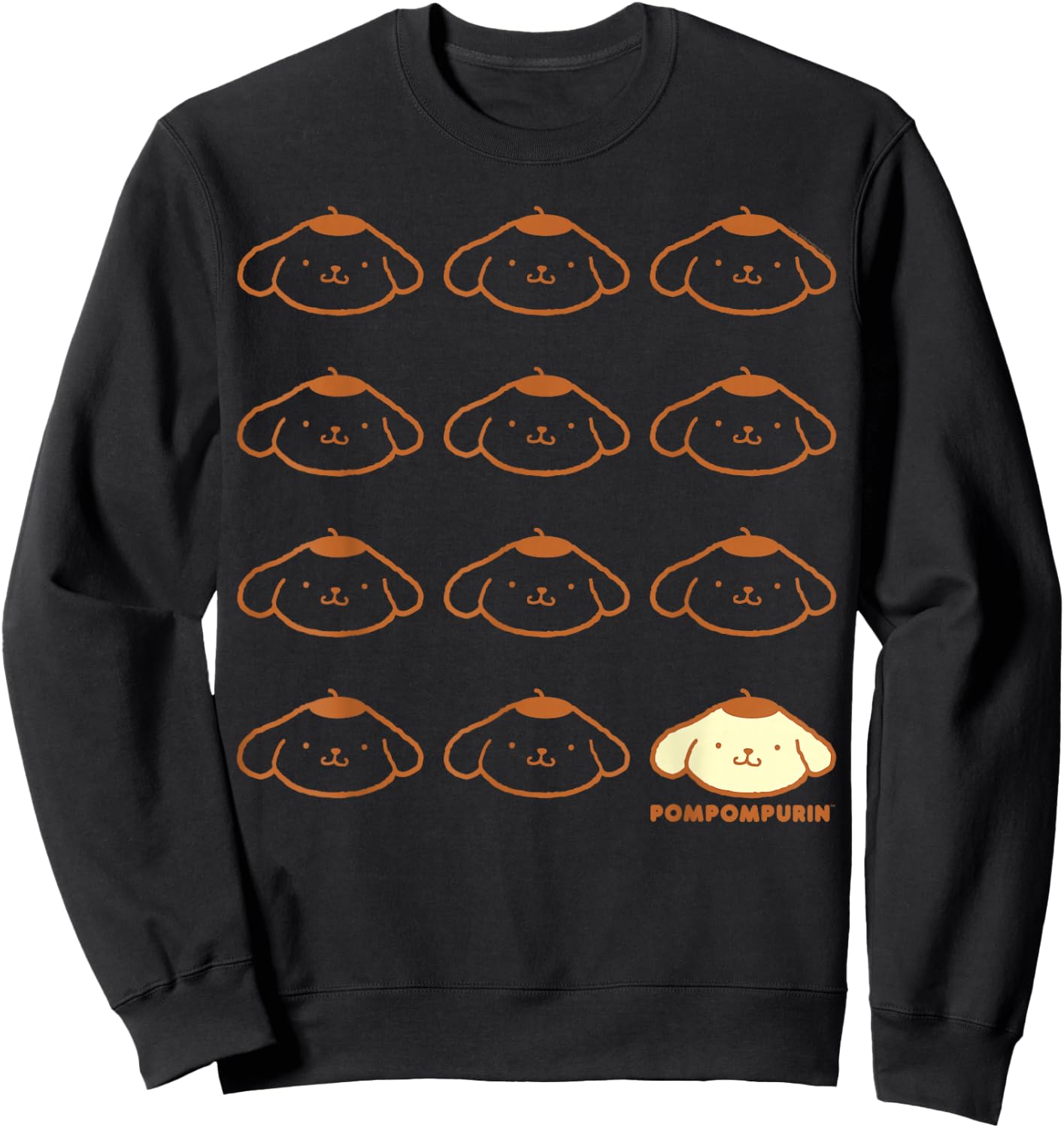 Pompompurin Real Sweatshirt - Sweatshirt | Black
