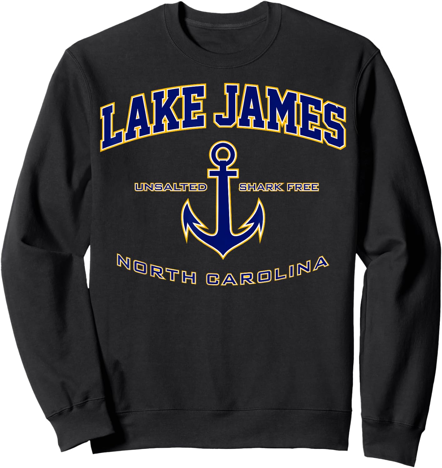 Lake James NC Sweatshirt - Sweatshirt | Black