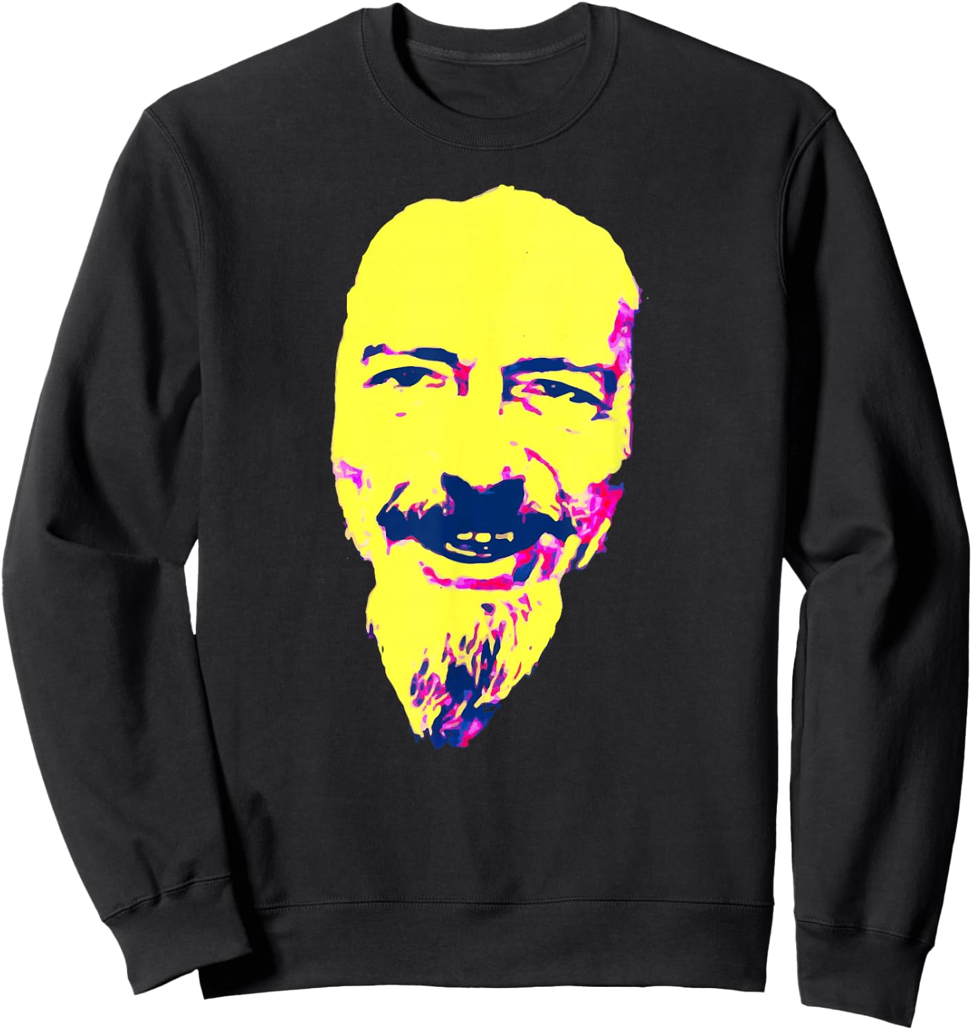 Psychedelic Alan Watts Sweatshirt - Sweatshirt | Black