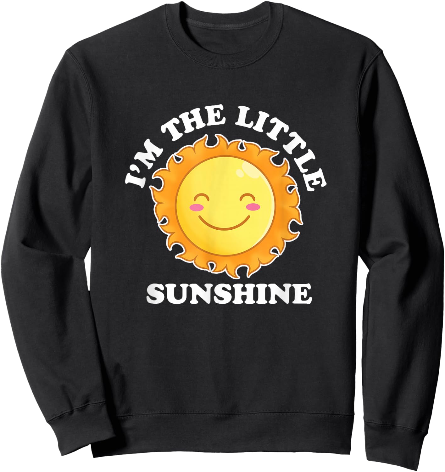I'm The Little Sunshine Sunlight Lover Summer Kid Sweatshirt - Sweatshirt | Black
