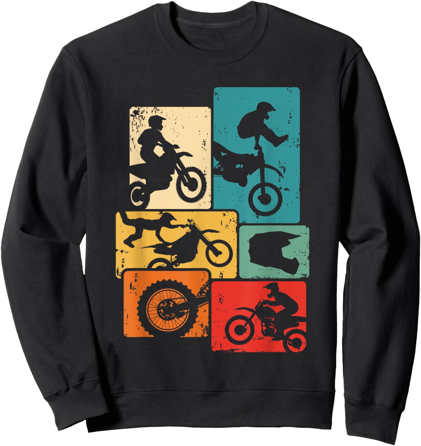 Dirt Bike Enduro Supermoto Motocross Sweatshirt - Sweatshirt | Black