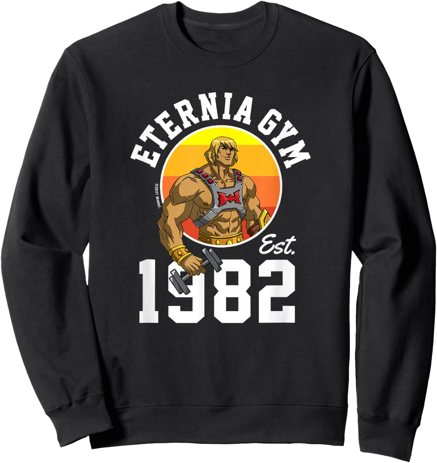 Masters Of The Universe Revelation - He-Man Eternia Gym 1982 Sweatshirt - Sweatshirt | Black