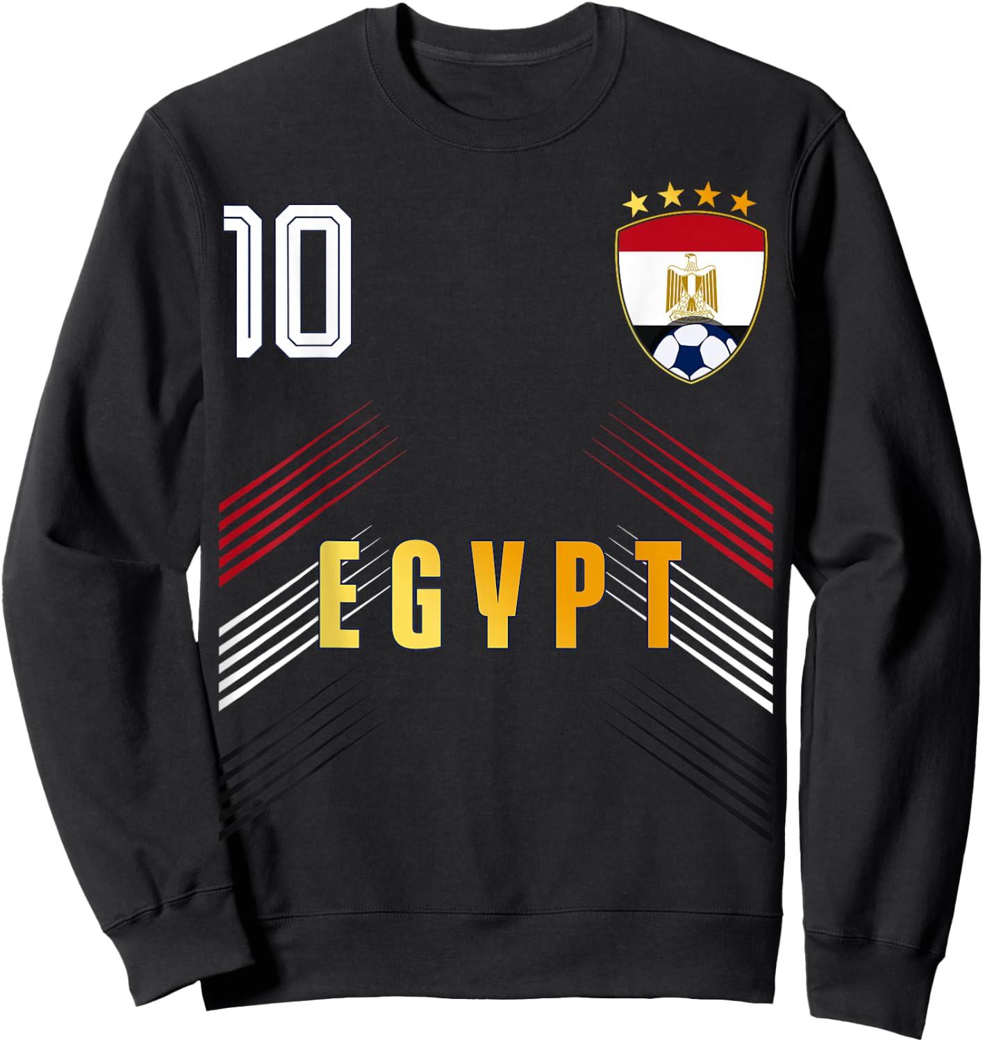 Egypt Flag Egyptian Pride Lovers Retro Sweatshirt - Sweatshirt | Black