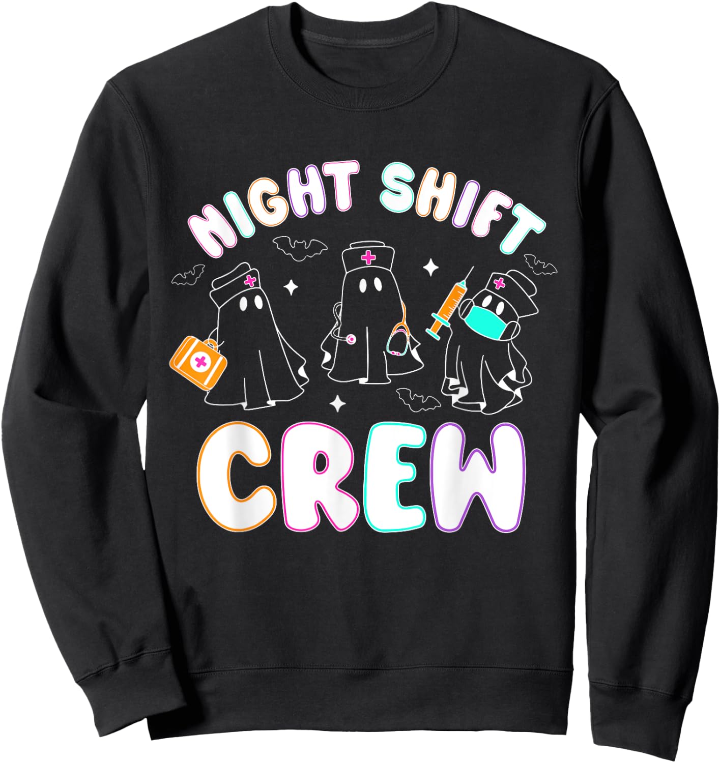 Night Shift Crew Apparel Sweatshirt - Sweatshirt | Black