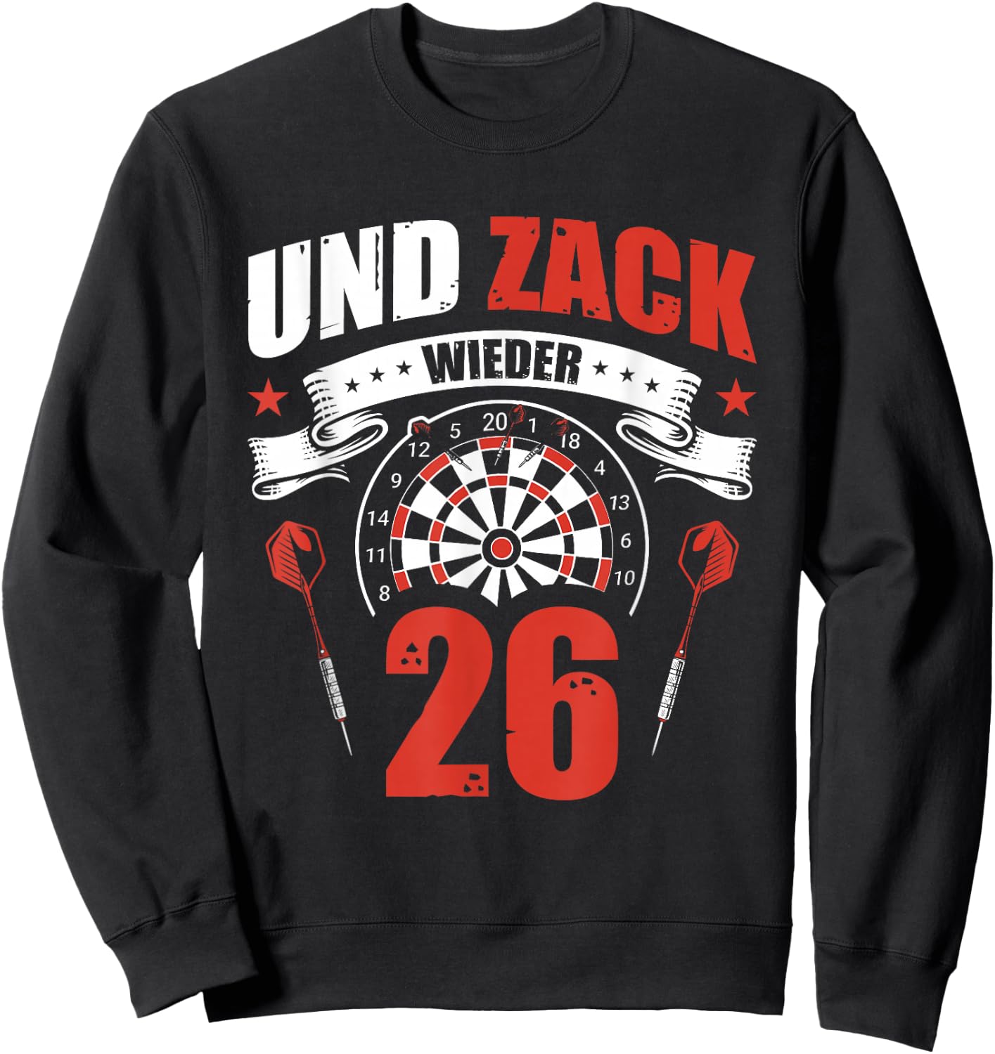 Dart and Zack Again 26 , black Sweatshirt - Sweatshirt | Black