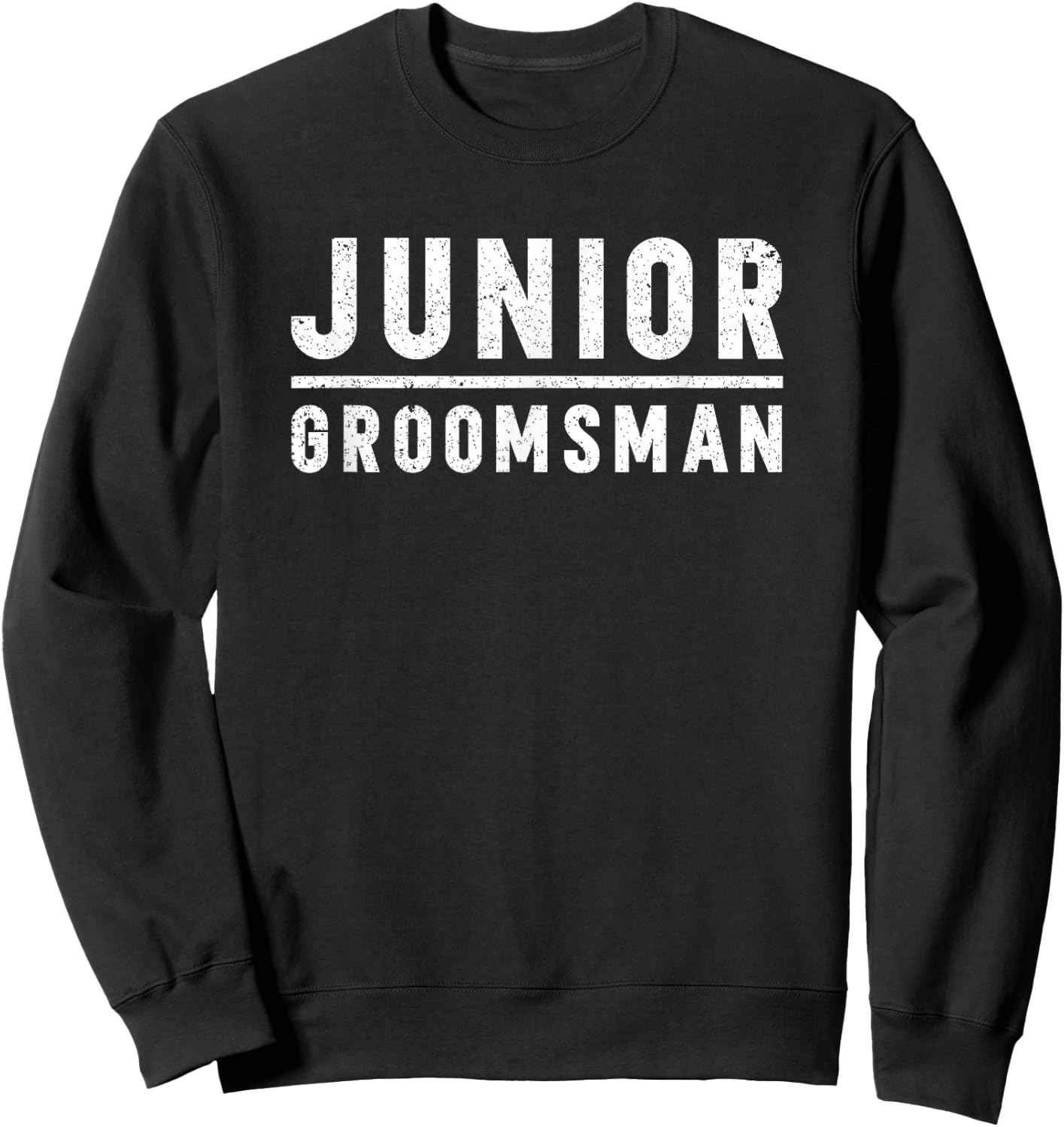 Junior Groomsman Wedding Junior Groomsmen Sweatshirt - Sweatshirt | Black
