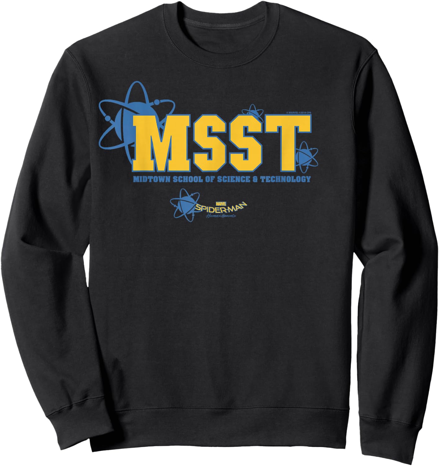 Marvel Spider-Man: Homecoming MSST Logo Sweatshirt - Sweatshirt | Black