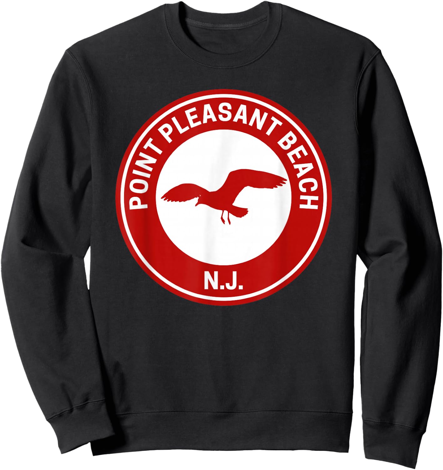 Point Pleasant Beach NJ Sweatshirt - Sweatshirt | Black