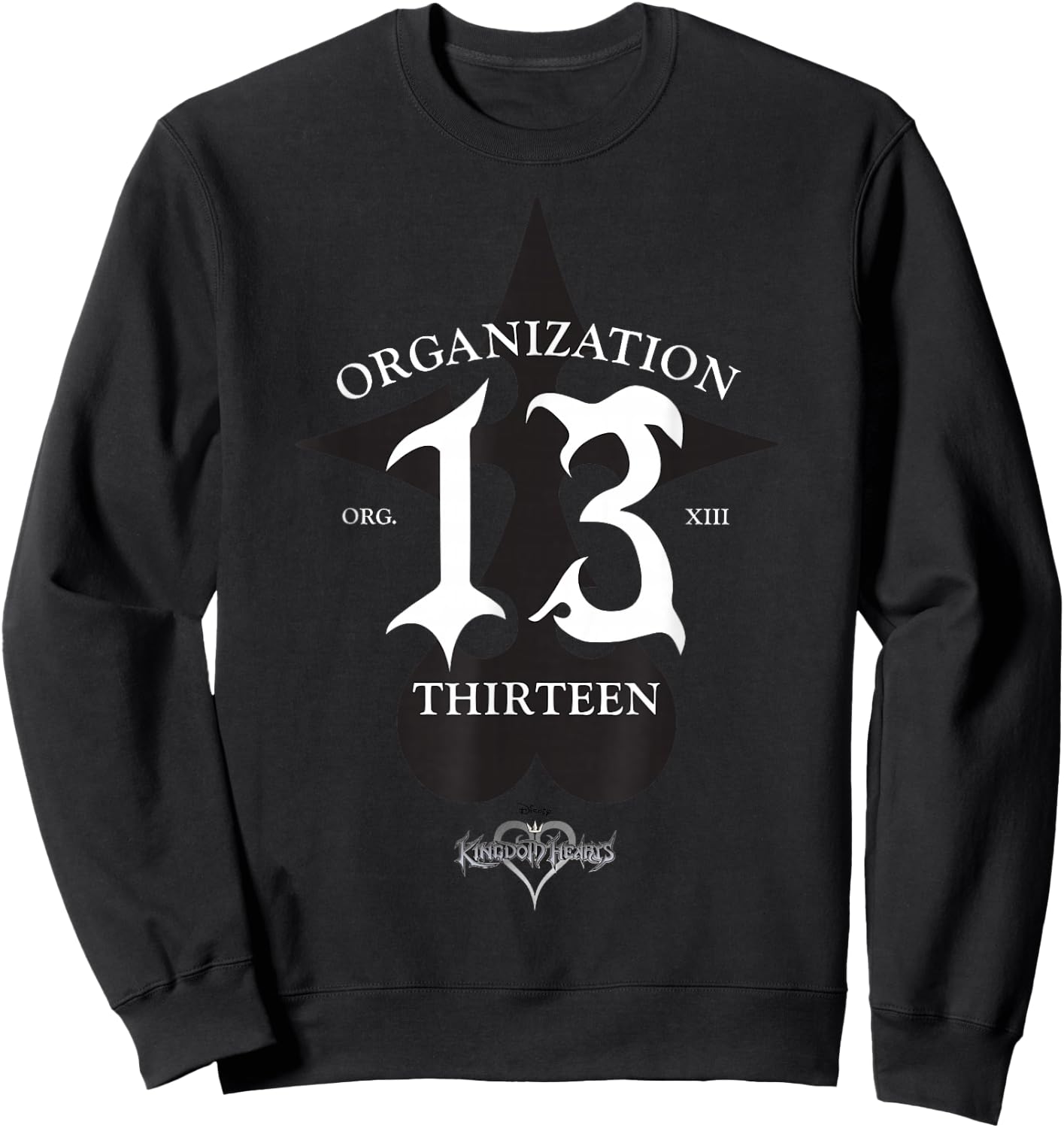 Disney Kingdom Hearts Organization Thirteen Sweatshirt - Sweatshirt | Black