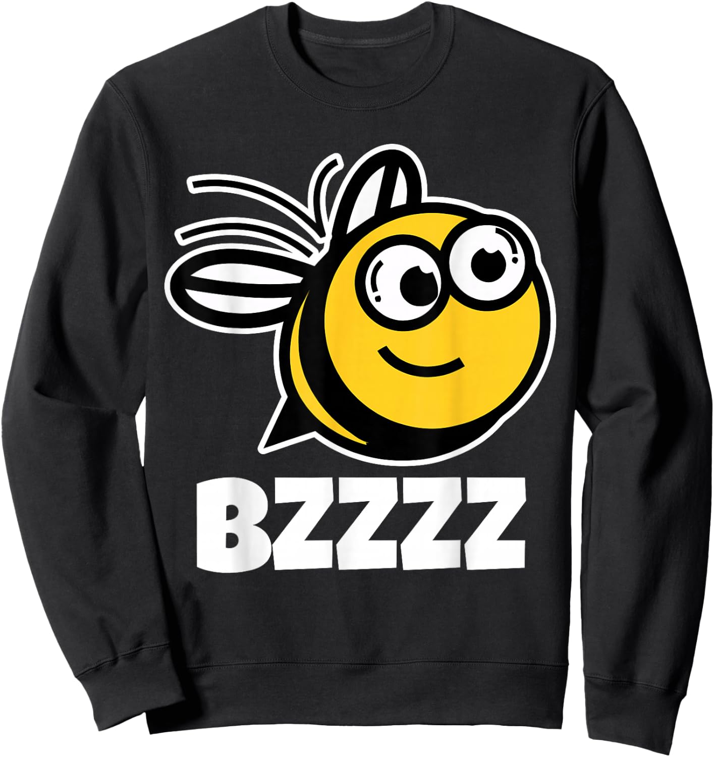 BZZZZ Bees Shirt | Bee Lover Shirt | Kids Bee Sweatshirt - Sweatshirt | Black