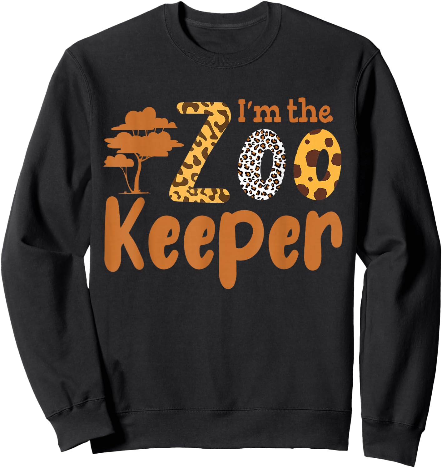 Ich Bin Der Zoowärter Beruf Zoo Zoopfleger [German Language] Sweatshirt - Sweatshirt | Black