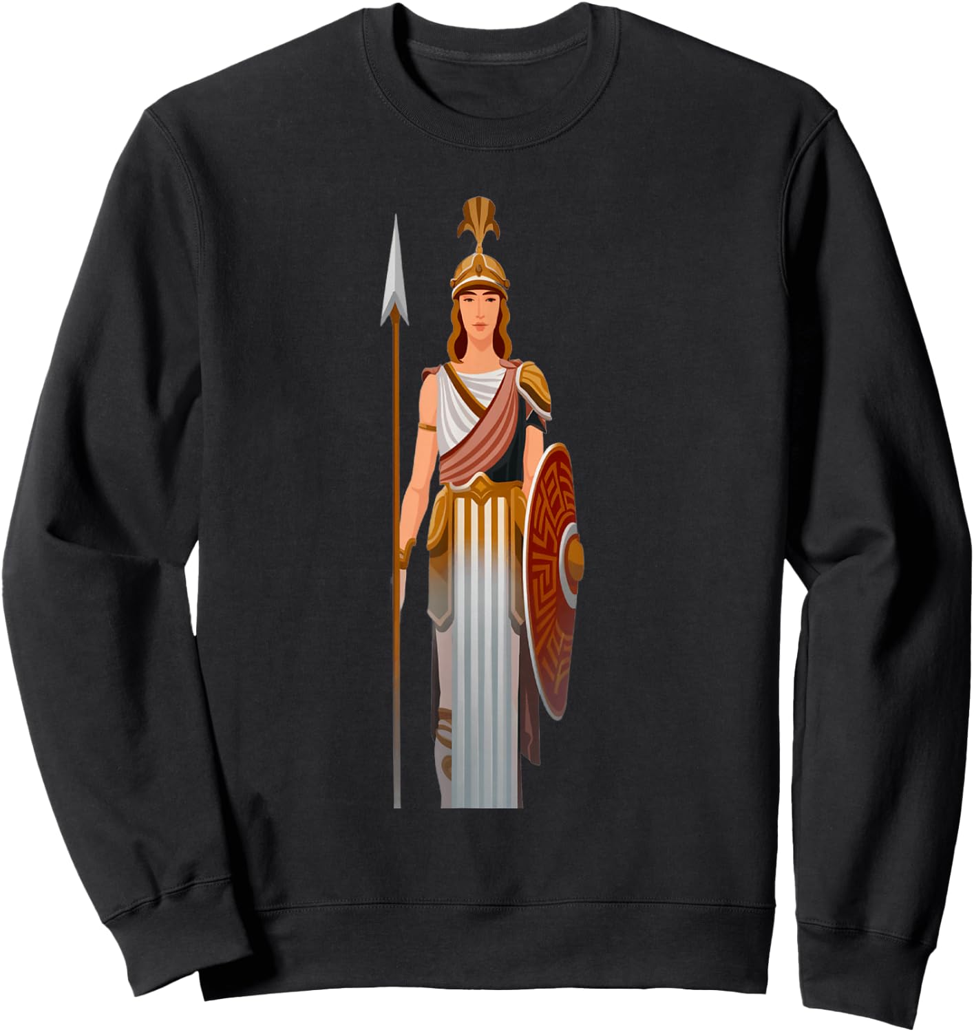Athéna , Black, S Sweatshirt - Sweatshirt | Black