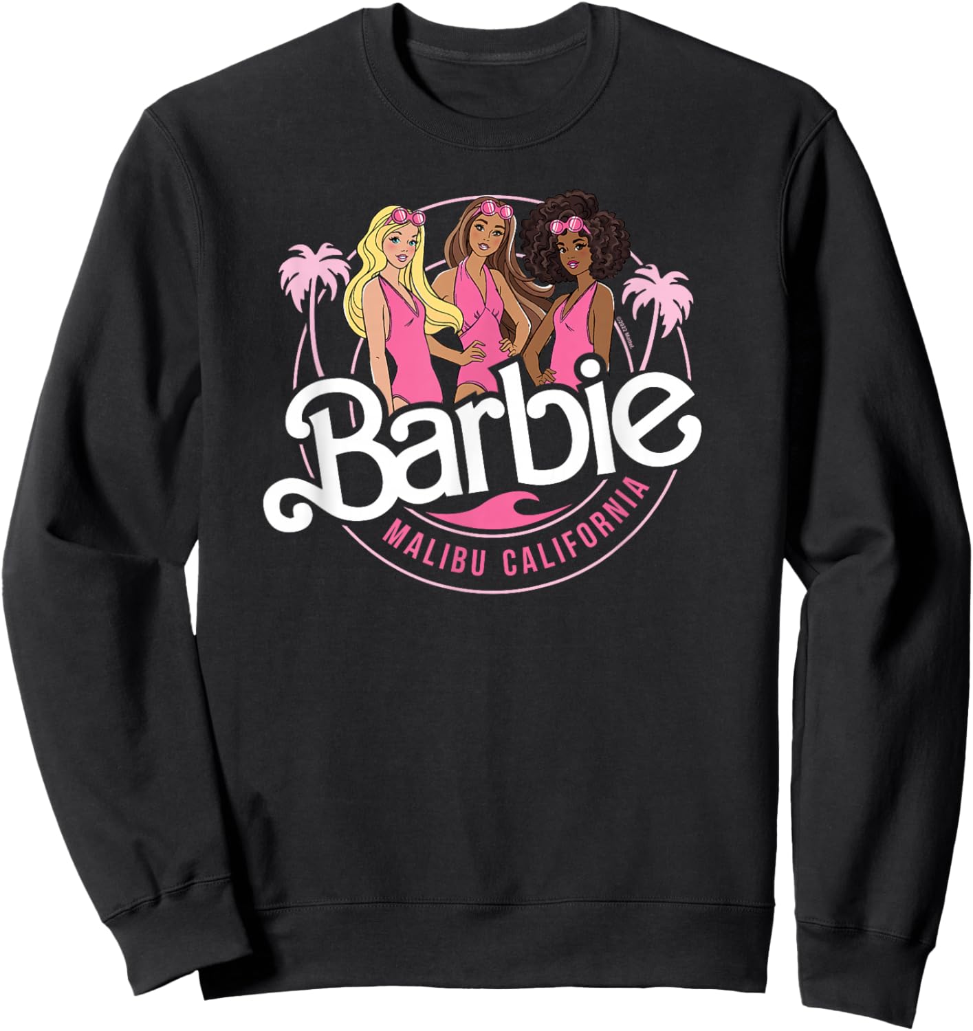 Barbie — Logo der Malibu California Group Sweatshirt - Sweatshirt | Black