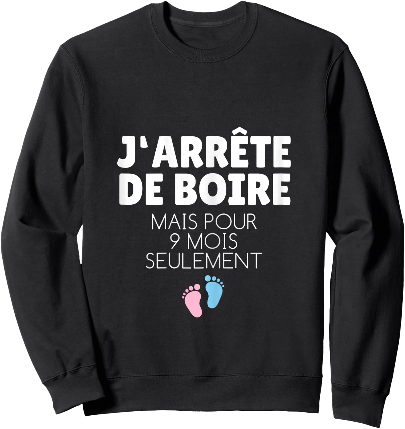Funny Announcement Pregnancy Big Parents Original Future Mom Sweatshirt - Sweatshirt | Black