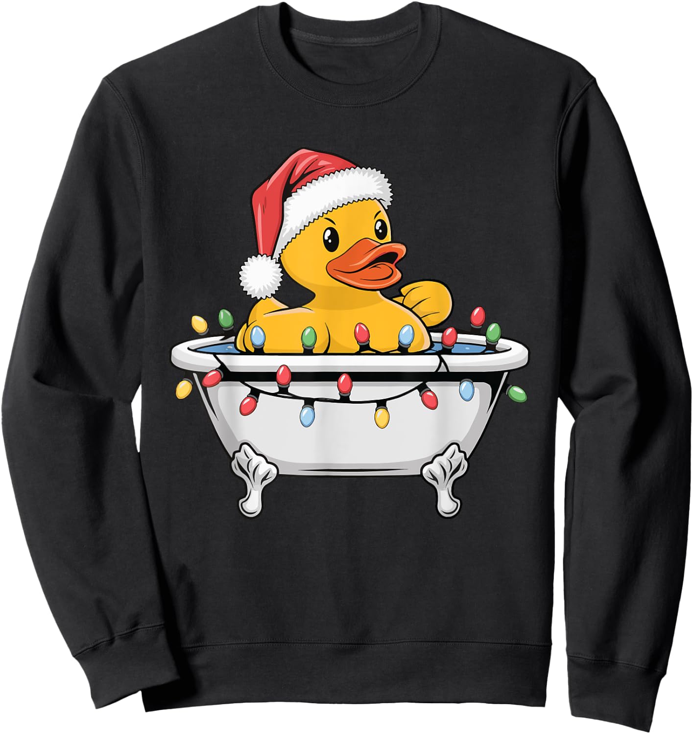 Rubber Duck Christmas Sweatshirt - Sweatshirt | Black