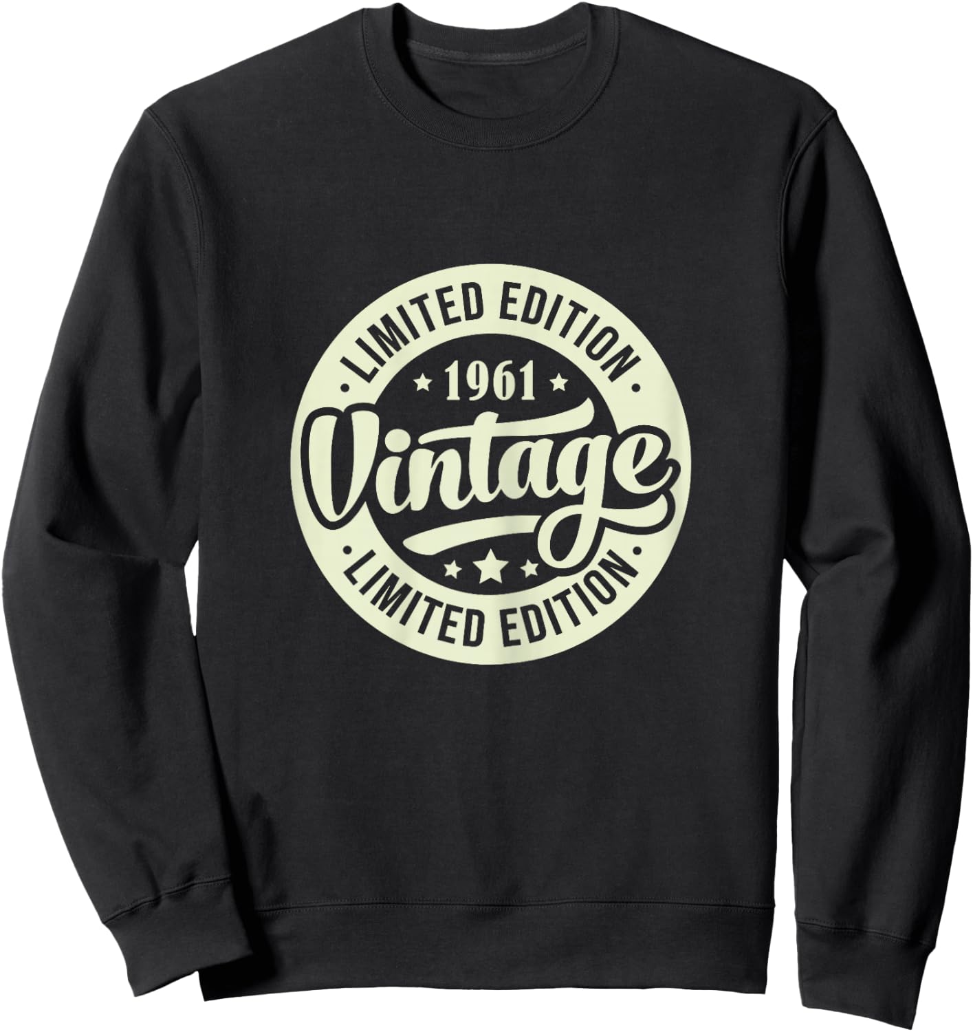 Vintage 1961 Women Limited Edition BDay 1961 Birthday Sweatshirt - Sweatshirt | Black