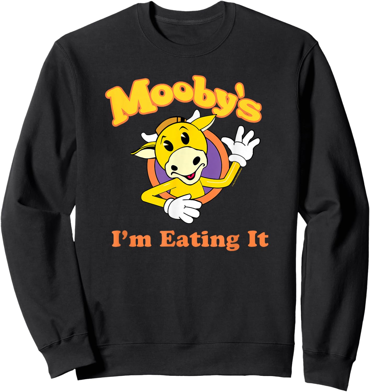 Jay & Silent Bob Mooby's Mascot Wave I'm Eating It Sweatshirt - Sweatshirt | Black