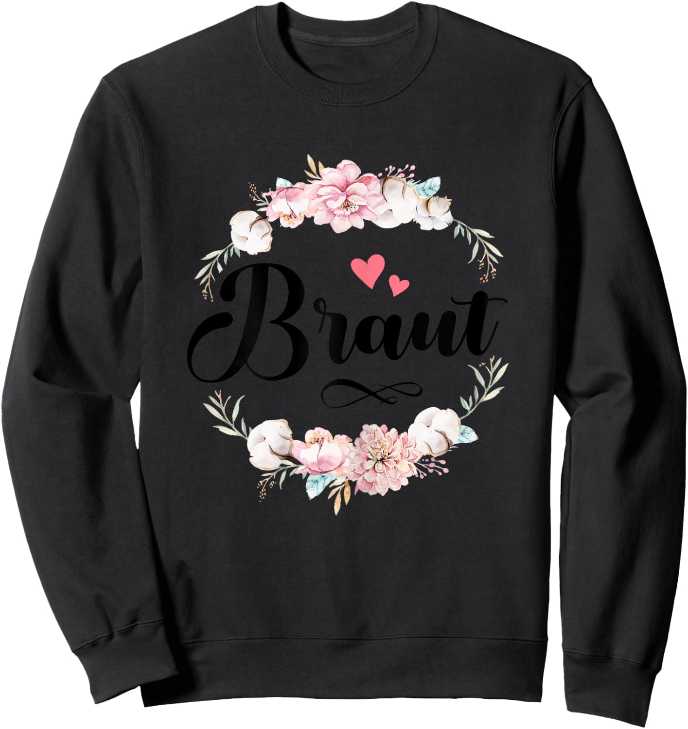 JGA Braut Junggesellinnenabschied Weiß Frau Bride Sweatshirt - Sweatshirt | Black