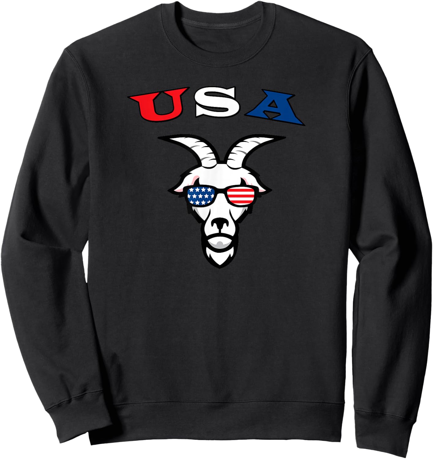 USA is the Goat Sweatshirt - Sweatshirt | Black
