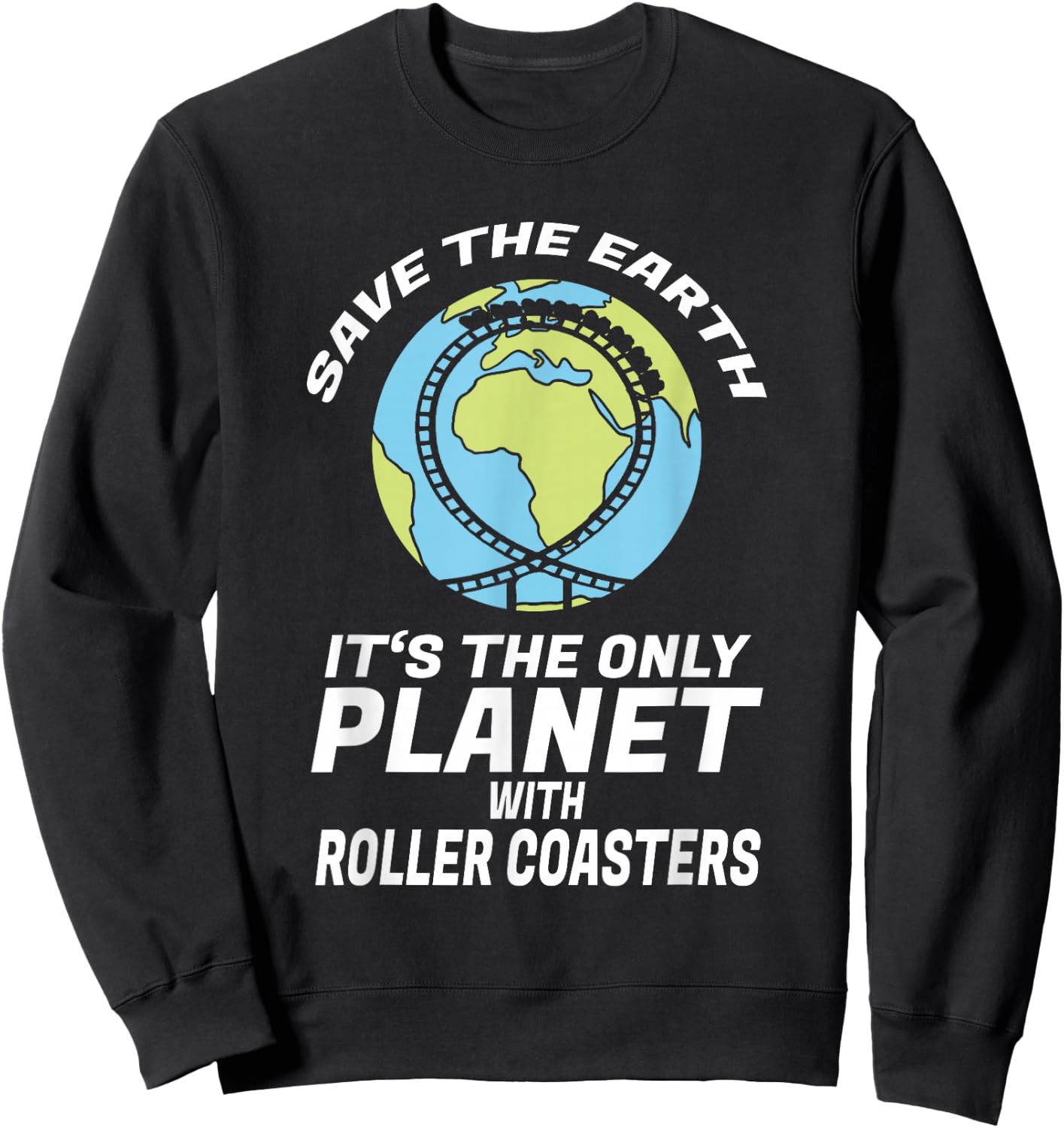 Fun Roller Coaster Sweatshirt - Sweatshirt | Black