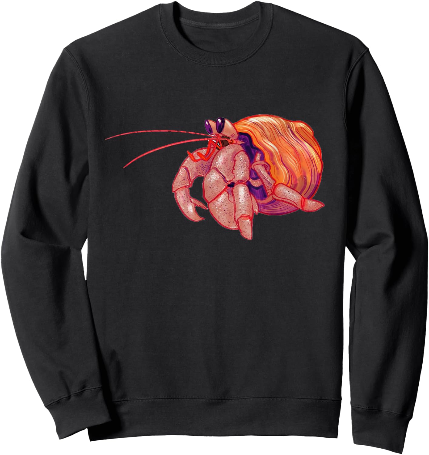 Hermit Crab , I Am Really A Hermit Crab Shirt Sweatshirt - Sweatshirt | Black