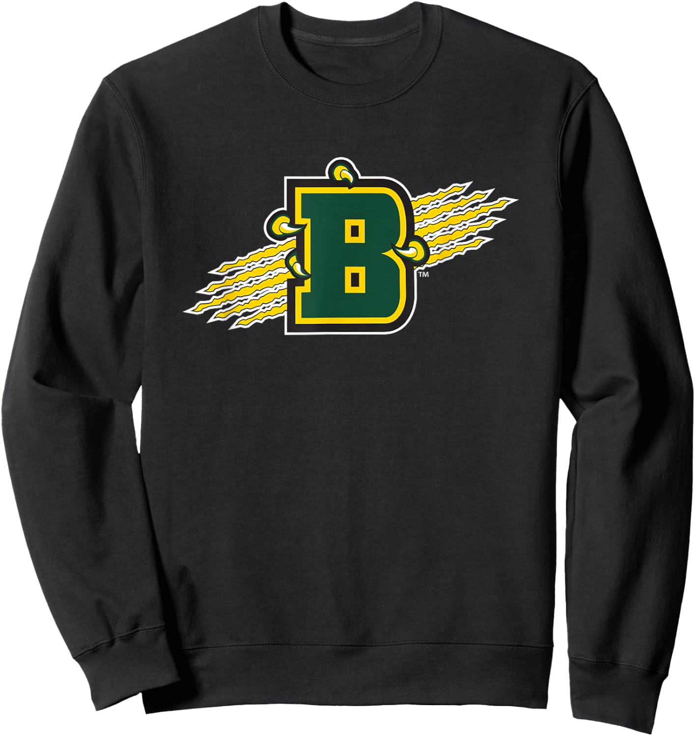 SUNY Brockport Golden Eagles B Claw Logo Sweatshirt - Sweatshirt | Black