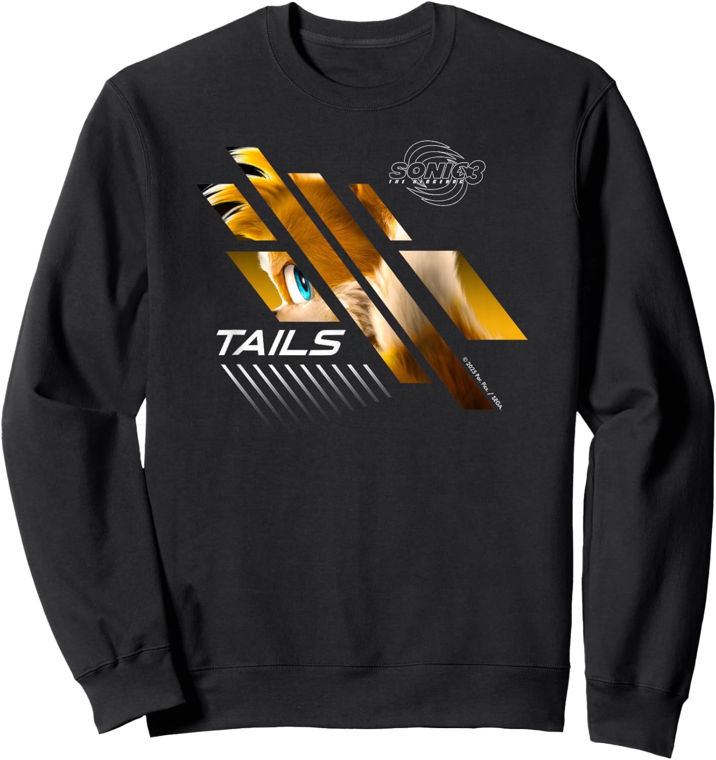 Sonic The Hedgehog 3 - Tails Sweatshirt - Sweatshirt | Black