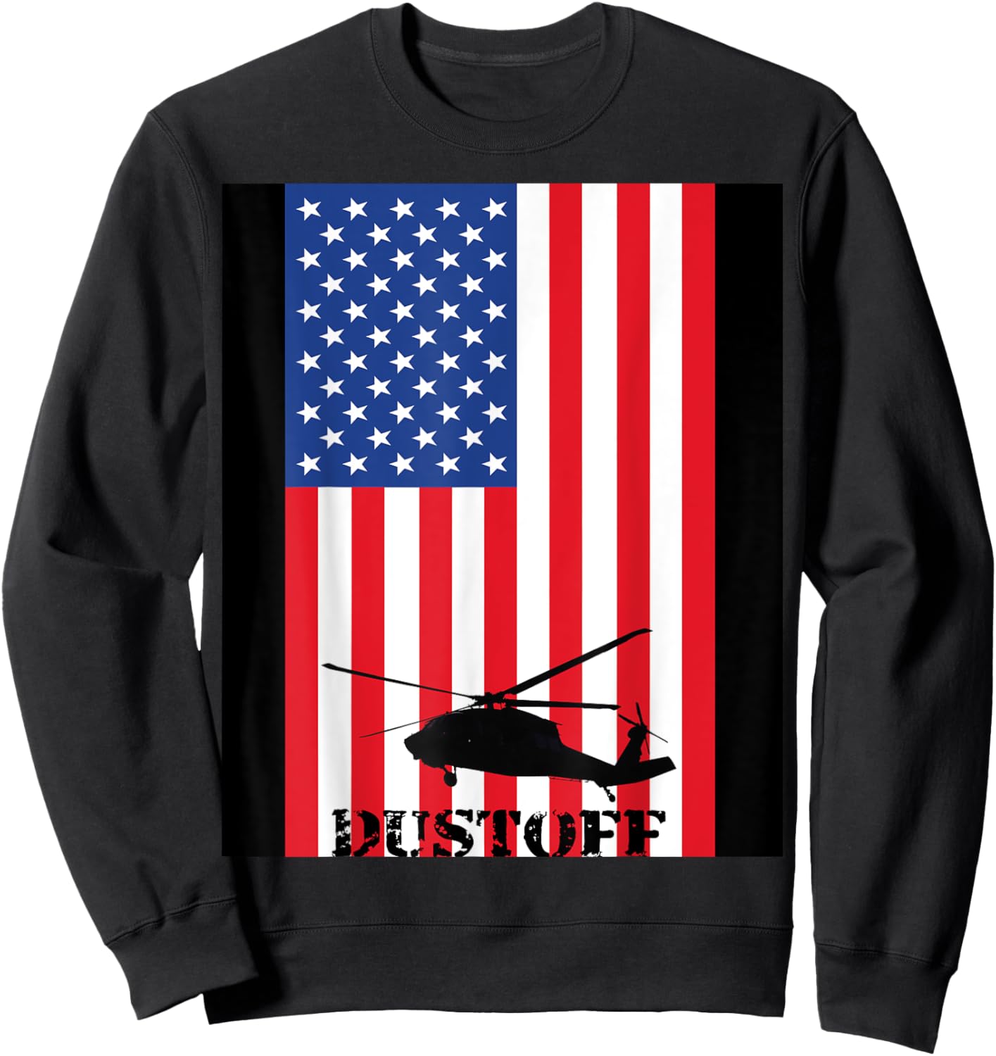 Dustoff for MedEvac Sweatshirt - Sweatshirt | Black