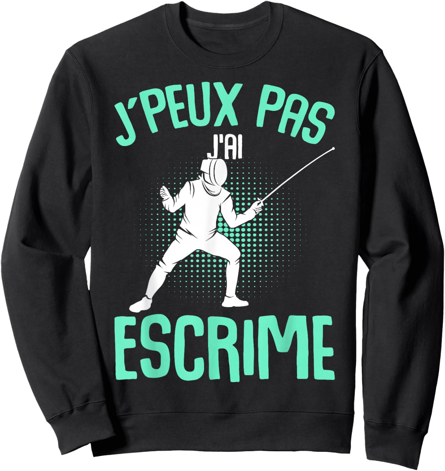 J´Peux Pas Je Ai Fencing Child Man , Black, S Sweatshirt - Sweatshirt | Black