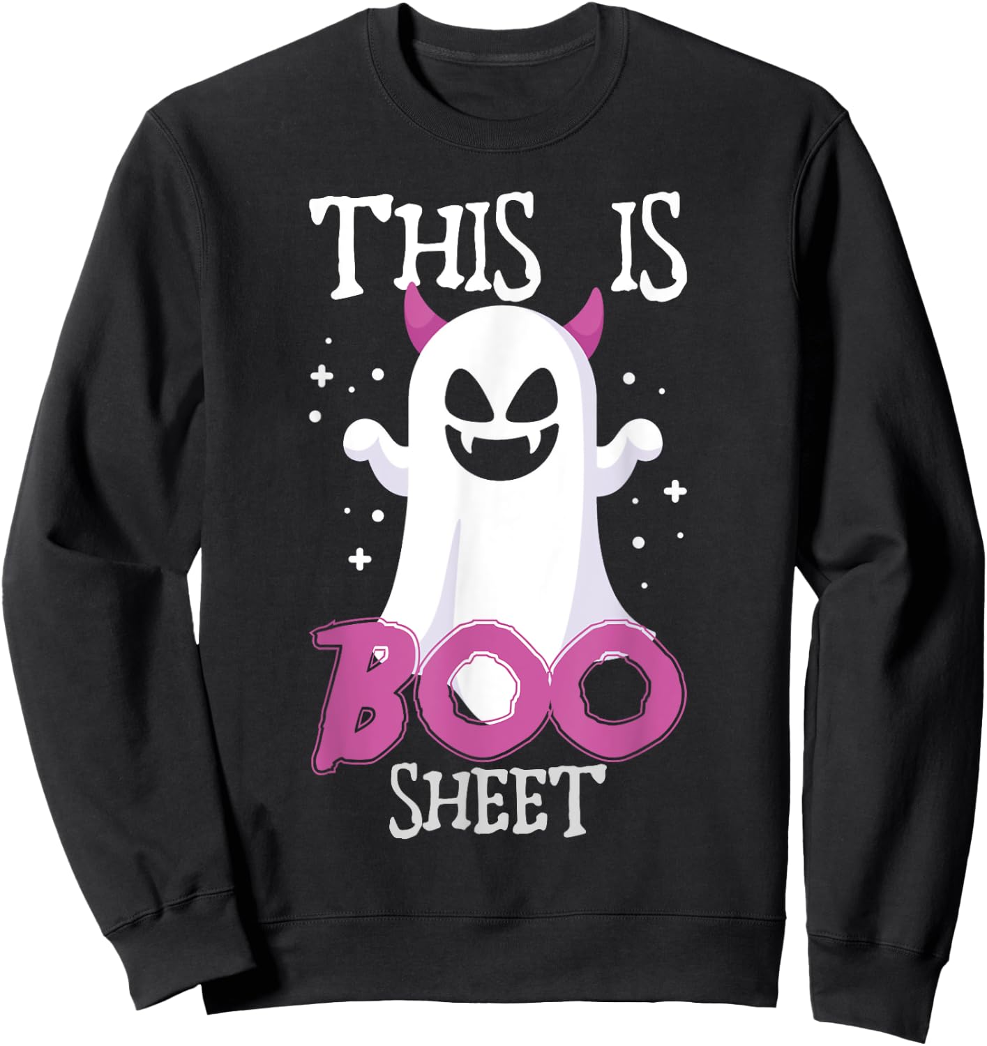 This Is Boo Shit Ghost Sweatshirt - Sweatshirt | Black
