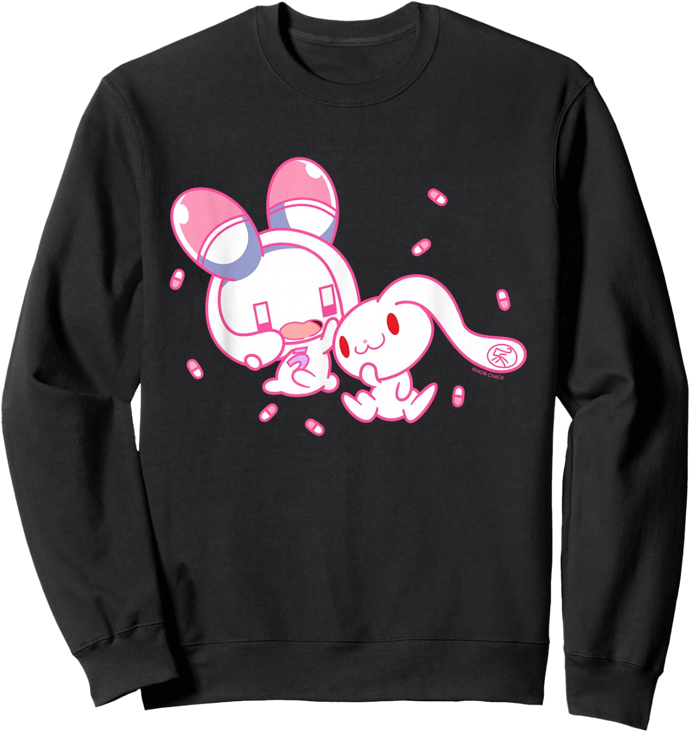 All Purpose Bunny & Usatan Capsules Hanyo Usagi Sweatshirt - Sweatshirt | Black
