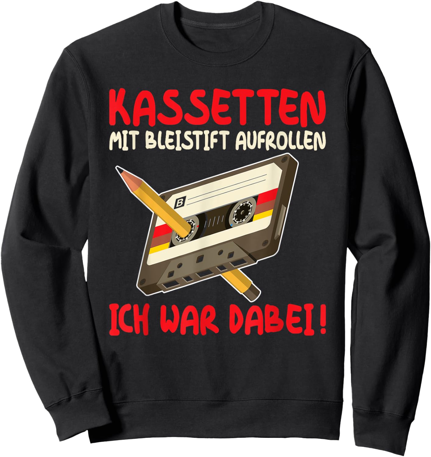 80s Outfit, Men's 90s Outfit, Women's , black Sweatshirt - Sweatshirt | Black