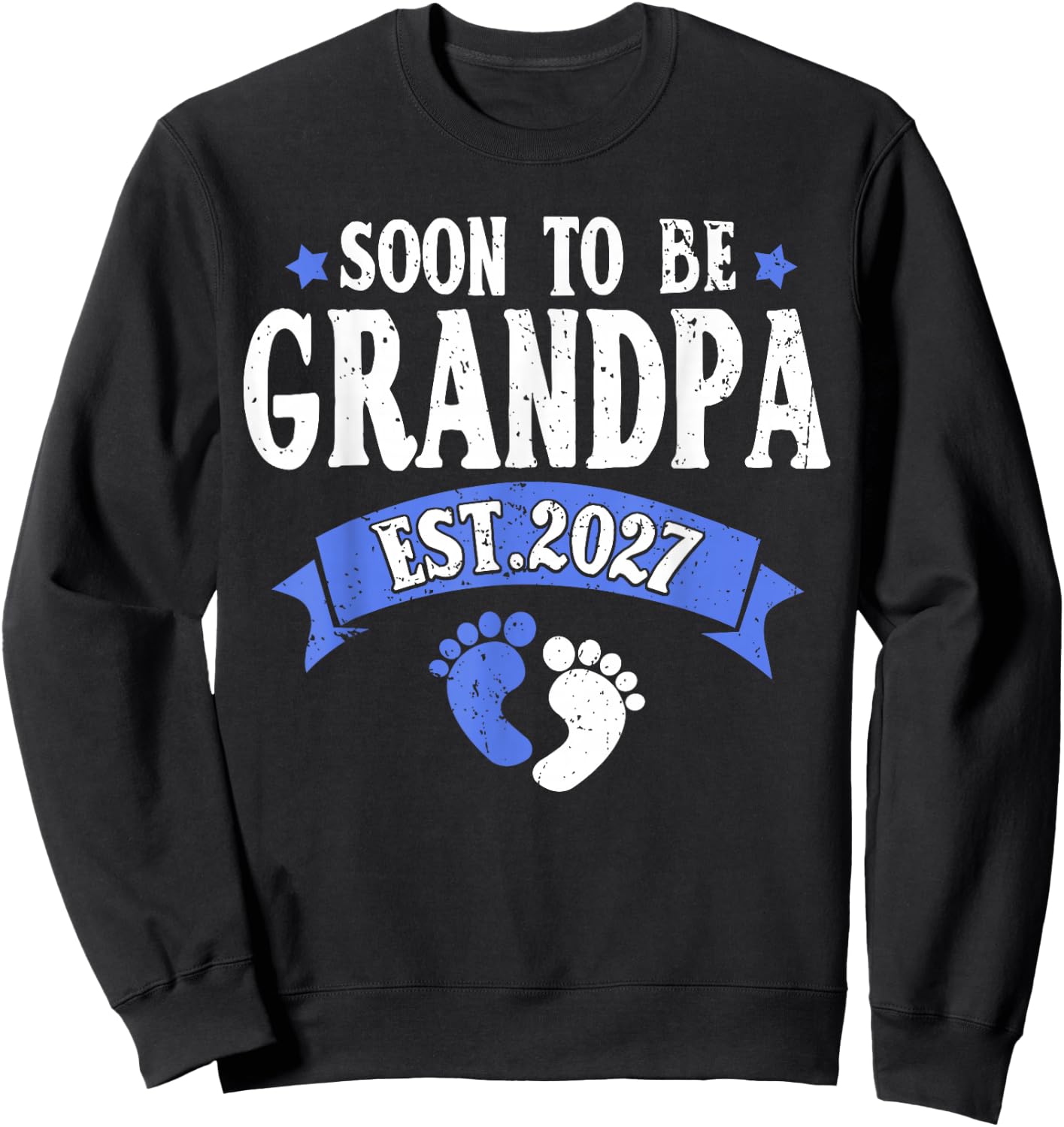 Soon to be Grandpa 2027 Pregnancy Announcement Sweatshirt - Sweatshirt | Black