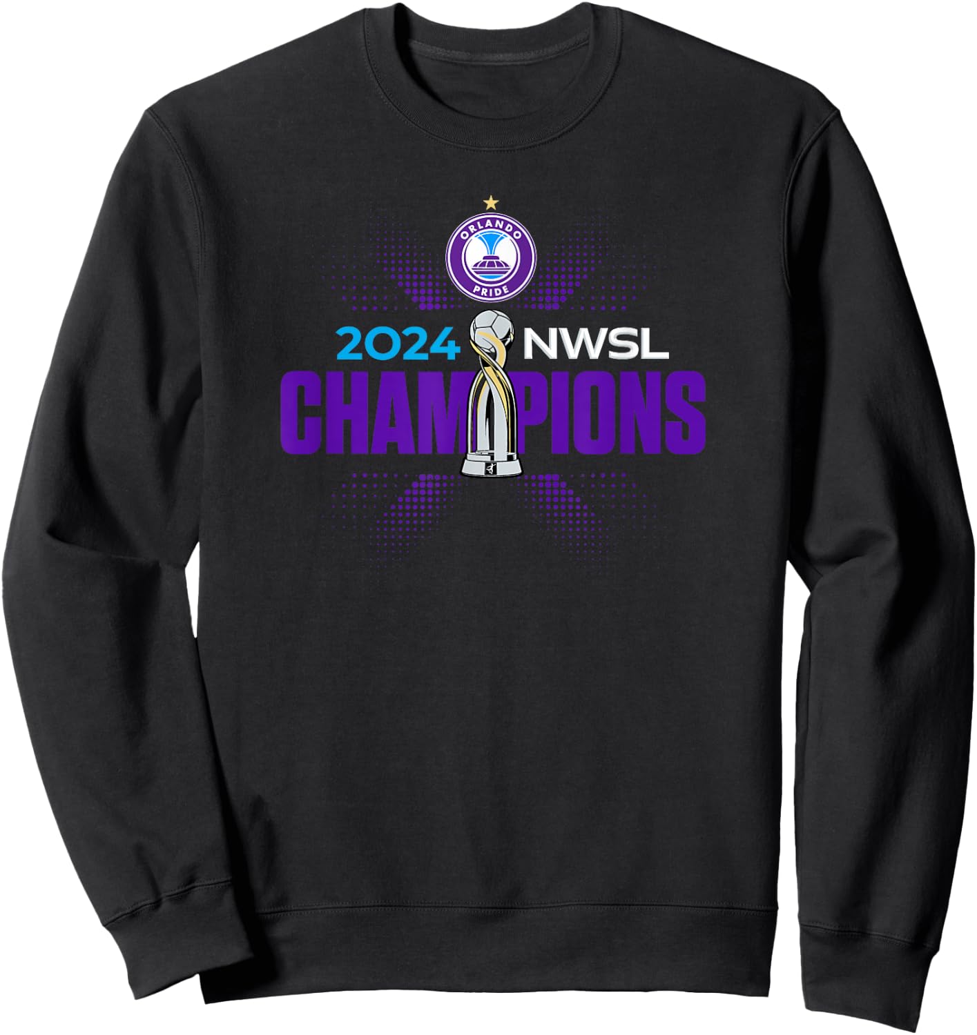 NWSL Orlando Pride 2024 Champions Sweatshirt - Sweatshirt | Black