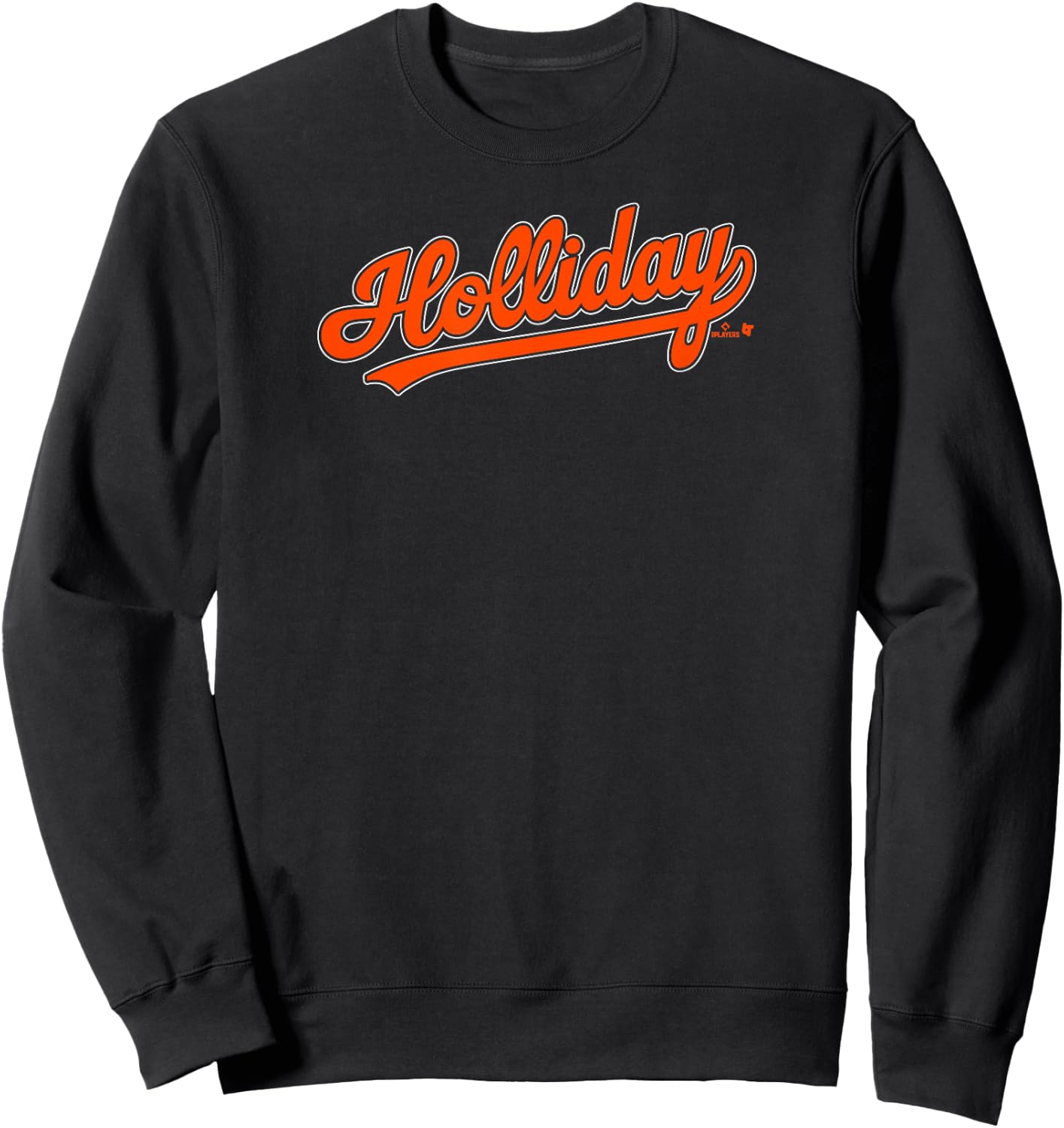 Jackson Holliday: Jersey Front Back #7 - Baltimore Baseball Sweatshirt - Sweatshirt | Black