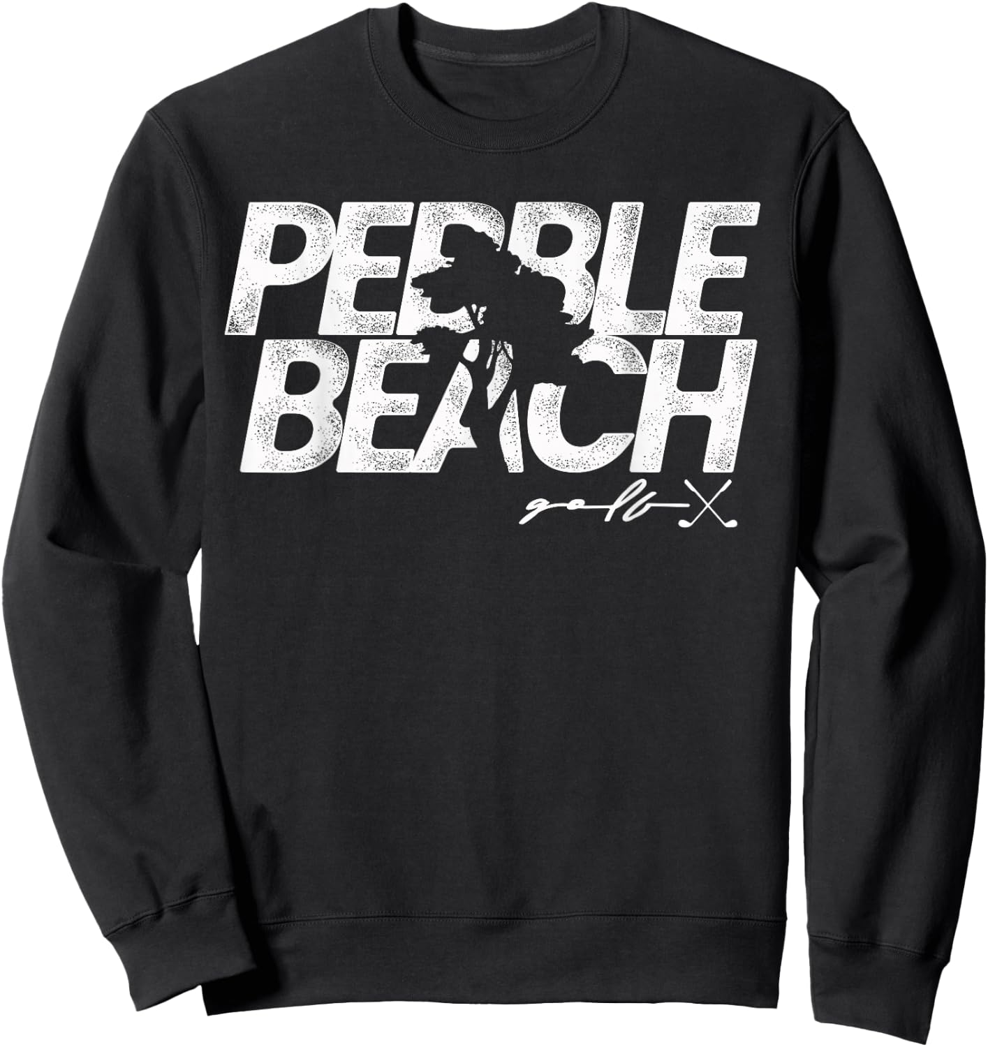 Pebble Beach Golf | Cypress Tree Sweatshirt - Sweatshirt | Black