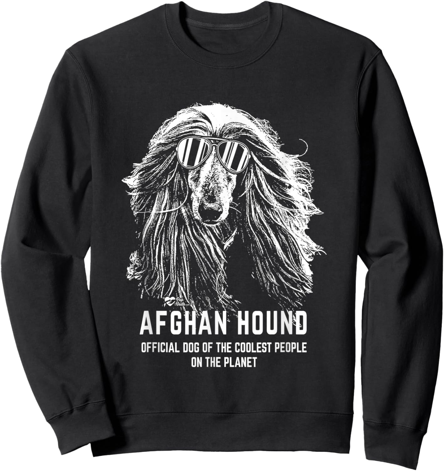 Afghan Hound Official Dog of the Coolest Pup Lovers Women Sweatshirt - Sweatshirt | Black
