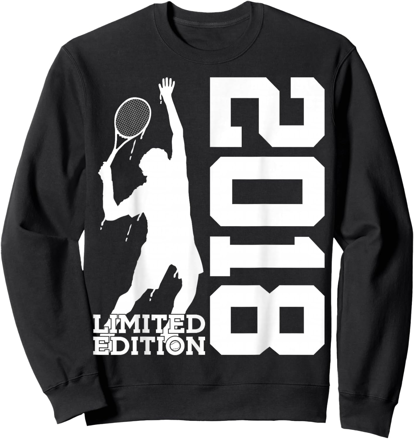 8. Geburtstag Tennis Limited Edition 2018 Sweatshirt - Sweatshirt | Black