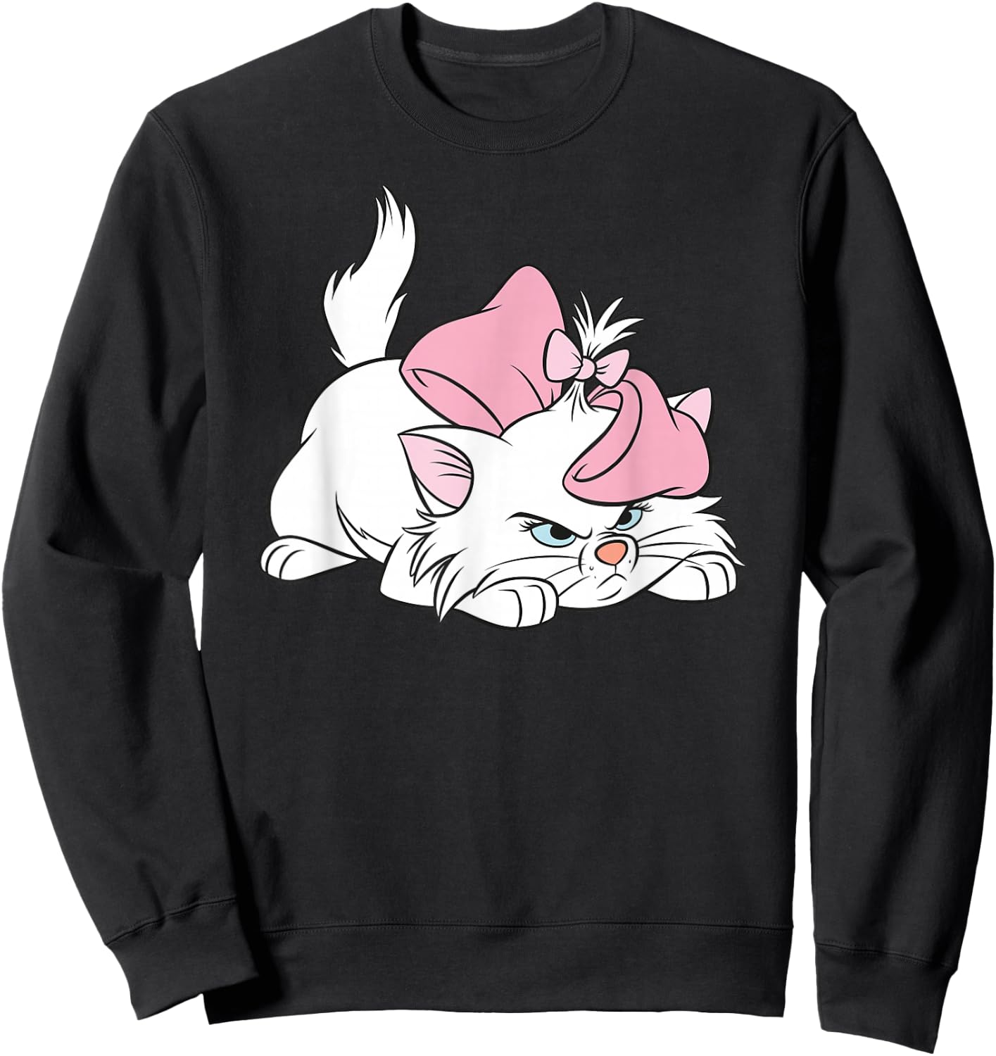 Aristocats Evil Kitten , Black, S Sweatshirt - Sweatshirt | Black