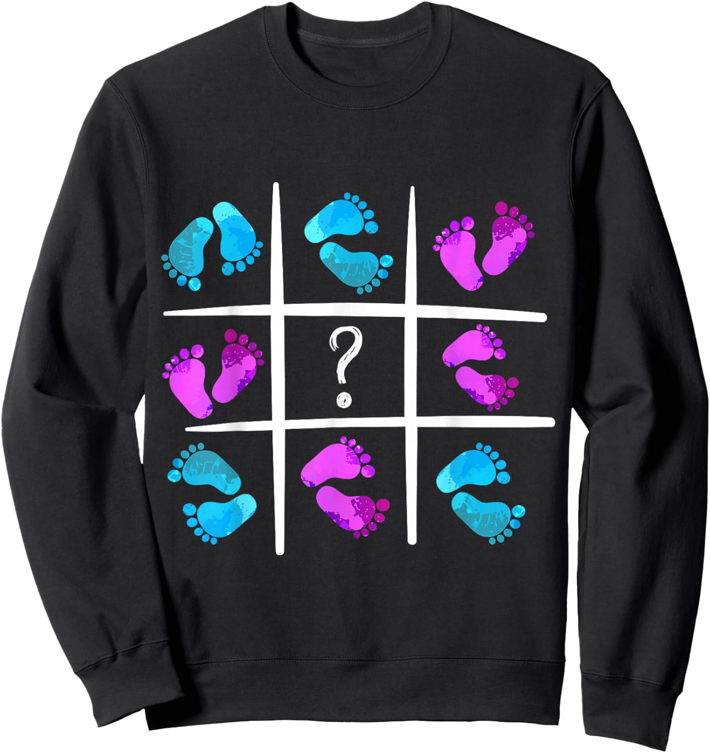 Gender Reveal für Jungen oder Mädchen – lustiges Geschlecht offenbart Sweatshirt - Sweatshirt | Black