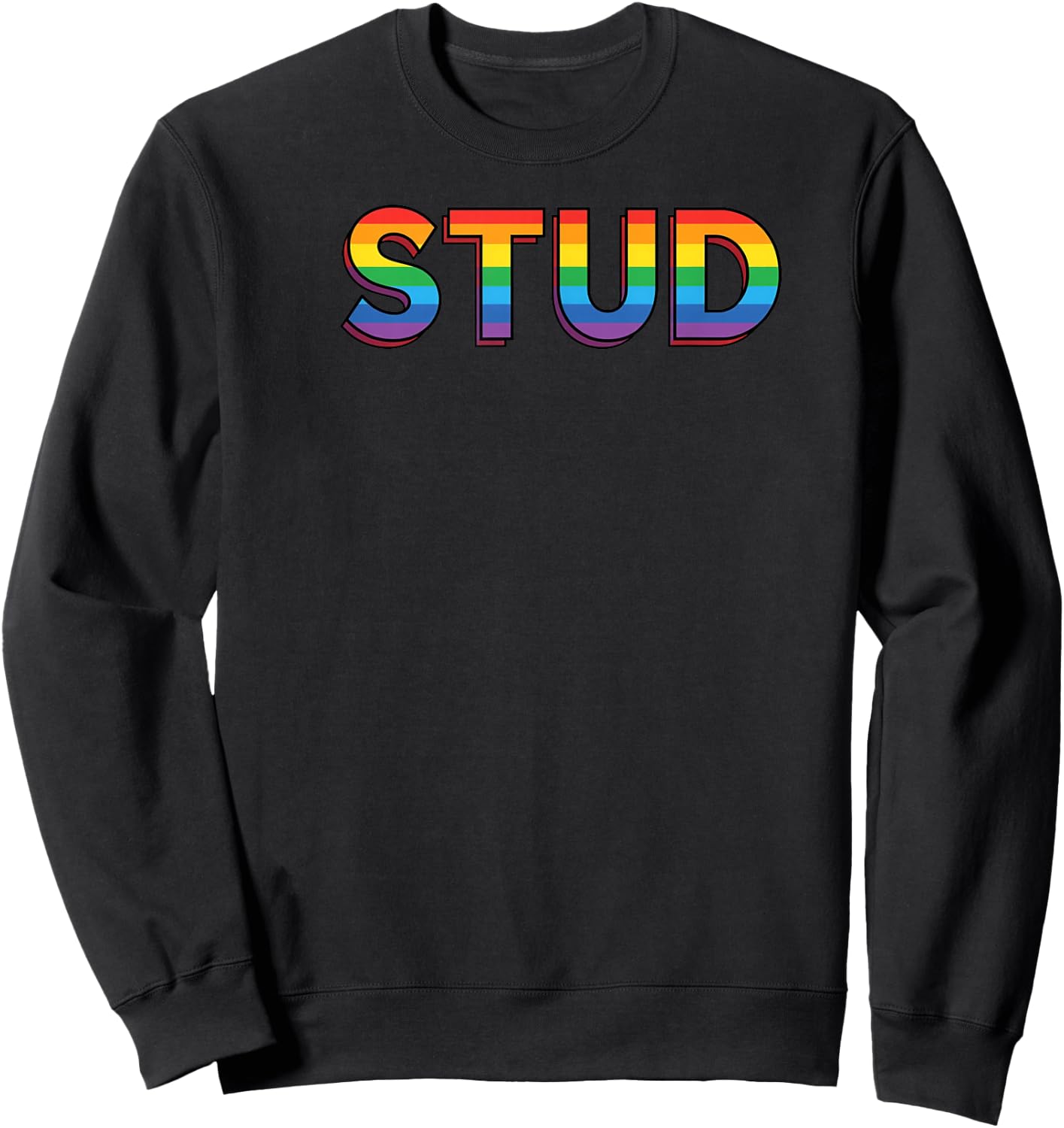 Stud - Lesbian Gifts Sweatshirt - Sweatshirt | Black