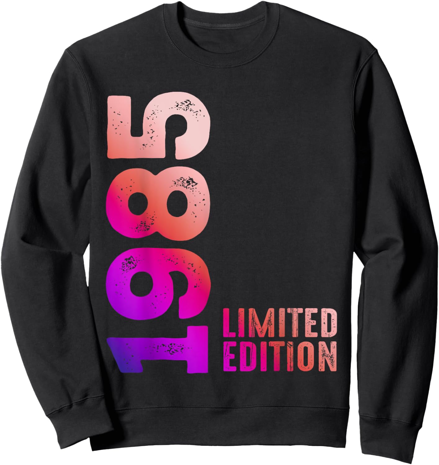 1985 Limited Edition 1985 Birthday Gift , Black, S Sweatshirt - Sweatshirt | Black