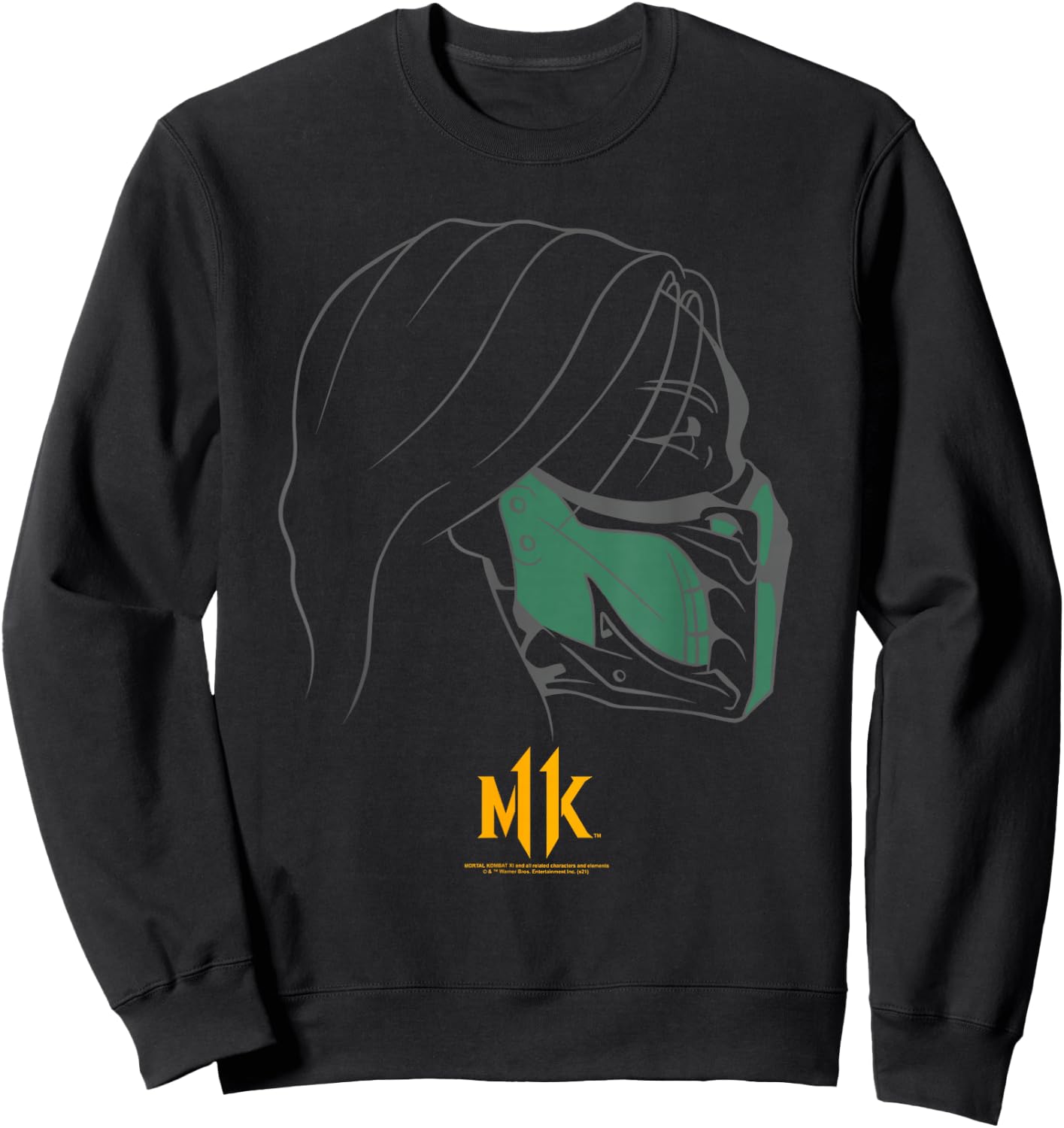 Mortal Kombat 11 Jade Sweatshirt - Sweatshirt | Black