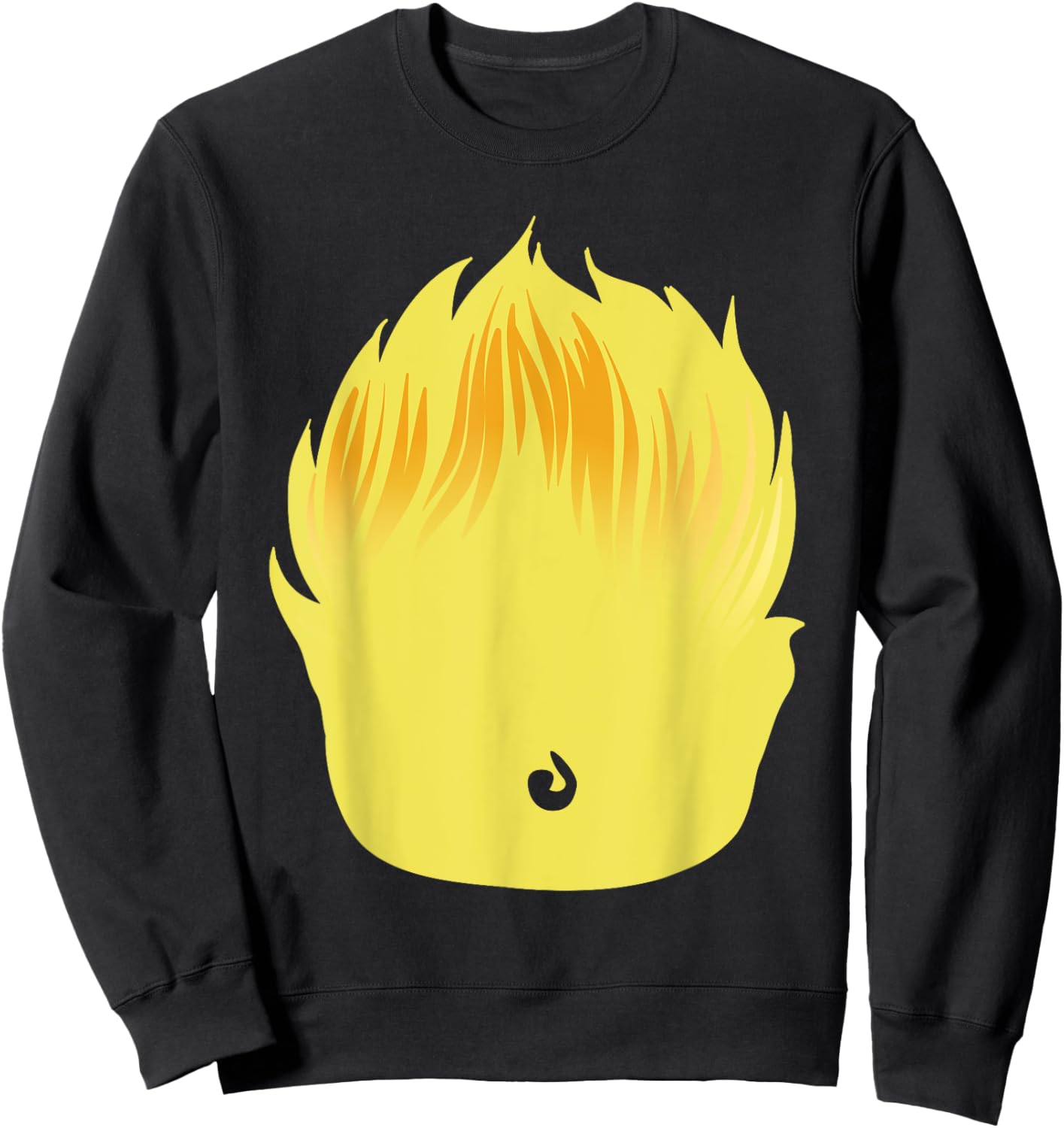 Halloween Fox Lion Monkey Stomach Wild Animal Costume Sweatshirt - Sweatshirt | Black